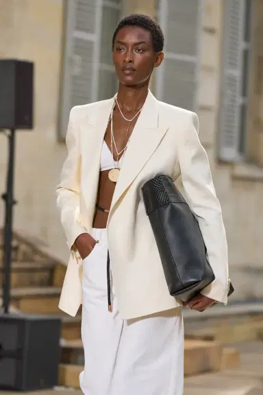Gabriela Hearst Epona Rope Blazer in Textured Linen Slub | Thumbnail 3 Gabriela Hearst Epona Rope Blazer in Textured Linen Slub | Thumbnail 3