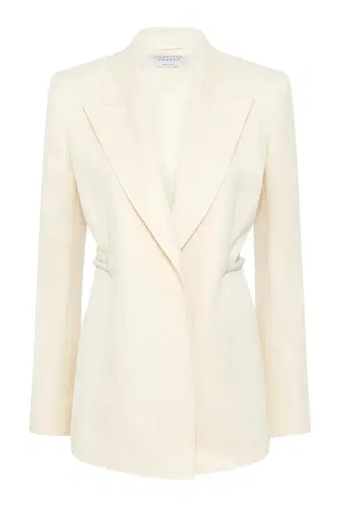 Gabriela Hearst Epona Rope Blazer in Textured Linen Slub | Thumbnail 1 Gabriela Hearst Epona Rope Blazer in Textured Linen Slub | Thumbnail 1
