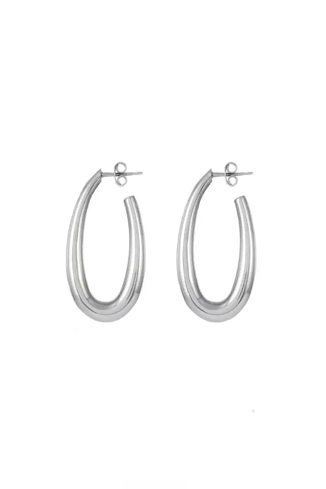 GABRIELA HEARST Large Drop Earrings in 18K White Gold