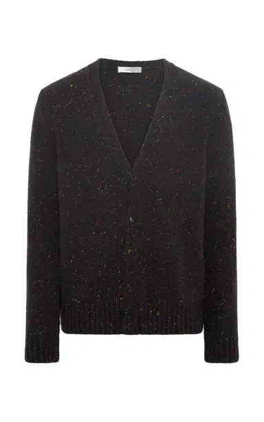 Gabriela Hearst Ailis Knit Cardigan in Charcoal Multi Speckled Aran Cashmere | Thumbnail 1