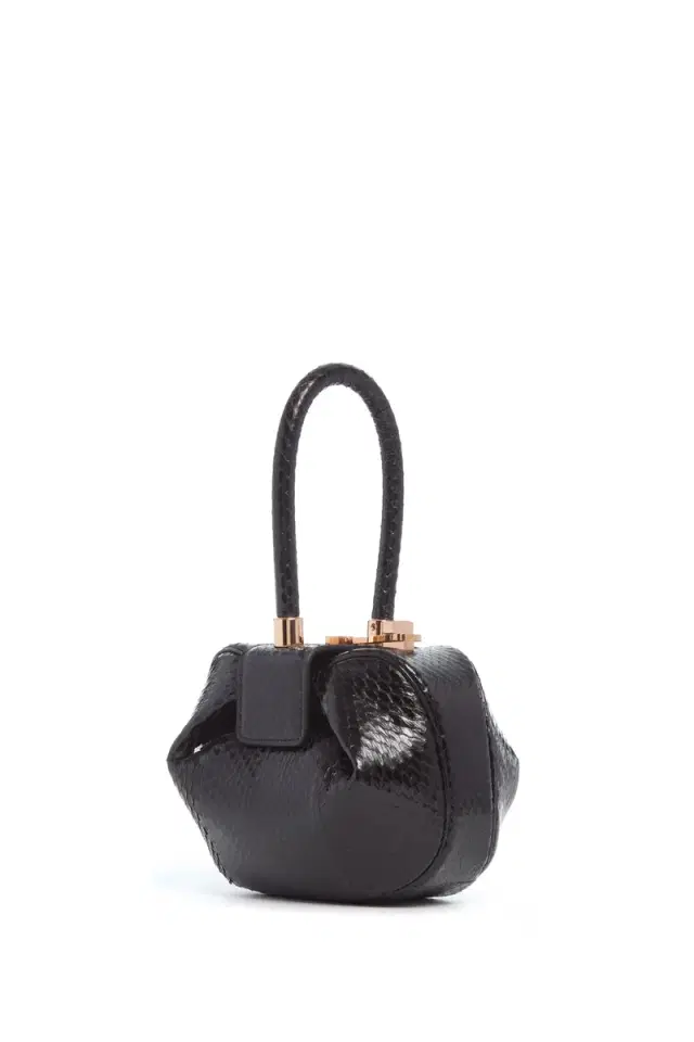 GABRIELA HEARST Demi Bag in Black Snakeskin