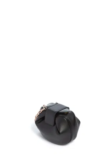 Gabriela Hearst Soft Demi Clutch with Chain in Black Nappa Leather | Thumbnail 4 Gabriela Hearst Soft Demi Clutch with Chain in Black Nappa Leather | Thumbnail 4