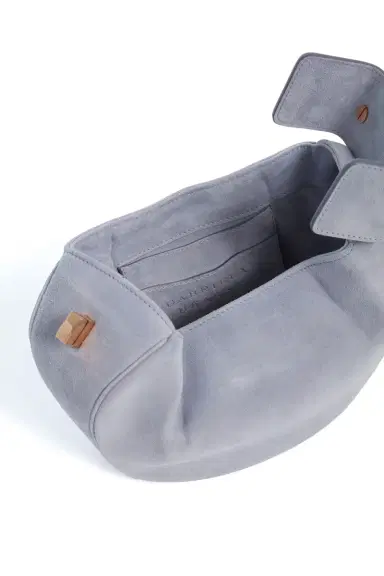 Gabriela Hearst Demi Bag in Lilac Suede | Thumbnail 4 Gabriela Hearst Demi Bag in Lilac Suede | Thumbnail 4