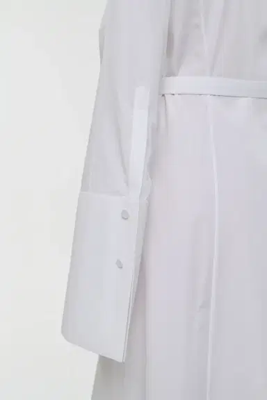 Gabriela Hearst Carmina Maxi Shirtdress in White Sea Island Cotton | Thumbnail 7