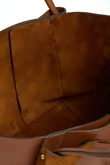 Gabriela Hearst Marija Tote Bag in Cognac Leather | Thumbnail 6