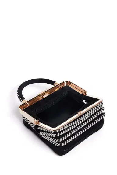 Gabriela Hearst Whipstitch Diana Bag in Black Suede | Thumbnail 4 Gabriela Hearst Whipstitch Diana Bag in Black Suede | Thumbnail 4