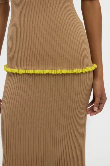 Gabriela Hearst Kavya Knit Maxi Skirt in Camel Cashmere Silk | Thumbnail 7 Gabriela Hearst Kavya Knit Maxi Skirt in Camel Cashmere Silk | Thumbnail 7