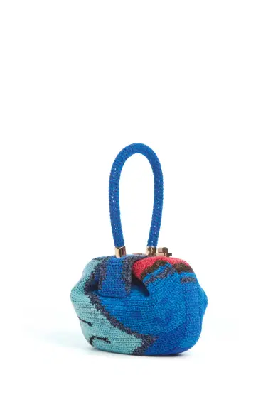 Gabriela Hearst Demi Bag in Air Multi Crochet Cashmere | Thumbnail 1 Gabriela Hearst Demi Bag in Air Multi Crochet Cashmere | Thumbnail 1