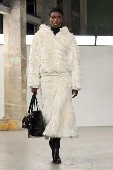 Gabriela Hearst Orlando Hoodie in Silk Fur | Thumbnail 2