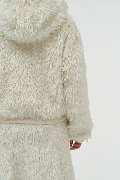 Gabriela Hearst Orlando Hoodie in Silk Fur | Thumbnail 7