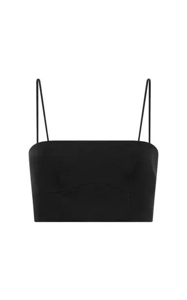 Gabriela Hearst Blazie Top in Black Aloe Linen | Thumbnail 1 Gabriela Hearst Blazie Top in Black Aloe Linen | Thumbnail 1