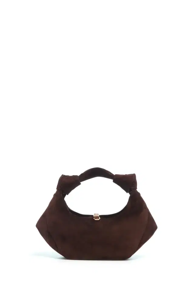 Gabriela Hearst Mini Antonia Bag in Dark Brown Suede