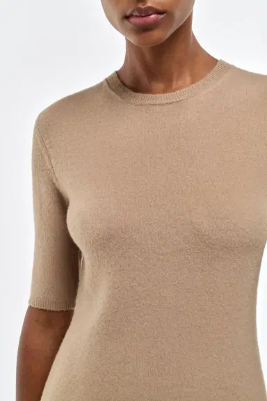 Gabriela Hearst Xanthe Knit Top in Camel Brushed Cashmere | Thumbnail 5 Gabriela Hearst Xanthe Knit Top in Camel Brushed Cashmere | Thumbnail 5