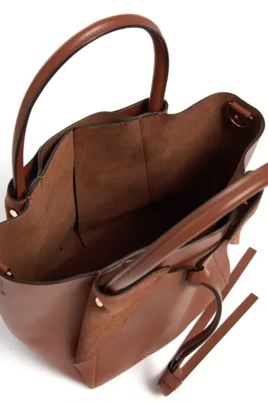 Gabriela Hearst Small Marija Tote Bag in Cognac Nappa Leather | Thumbnail 4 Gabriela Hearst Small Marija Tote Bag in Cognac Nappa Leather | Thumbnail 4