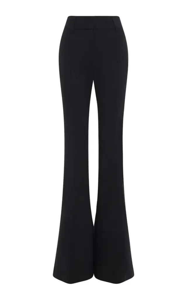 Gabriela Hearst Rhein Flare Pant in Black Cashmere Jersey