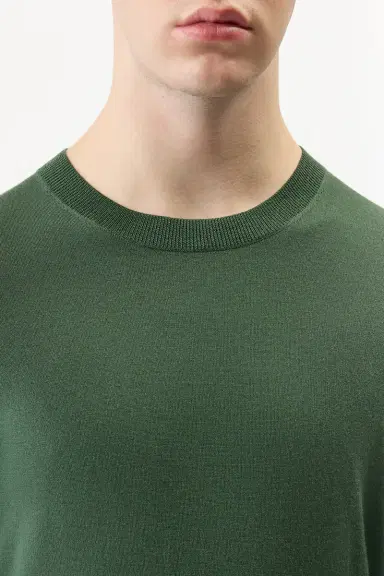 Gabriela Hearst Palco Knit Sweater in English Green Merino Wool | Thumbnail 5 Gabriela Hearst Palco Knit Sweater in English Green Merino Wool | Thumbnail 5