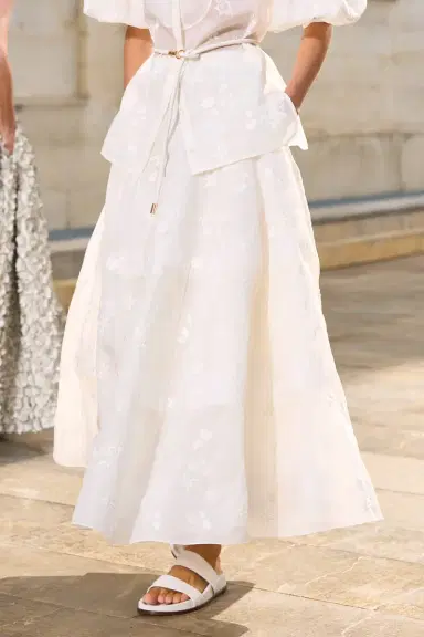 Gabriela Hearst Sonya Mia's Flowers Maxi Skirt in Embroidered Silk Organza | Thumbnail 3 Gabriela Hearst Sonya Mia's Flowers Maxi Skirt in Embroidered Silk Organza | Thumbnail 3