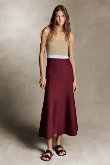 Gabriela Hearst Flaminius Knit Dress in Bordeaux Multi Merino Wool | Thumbnail 2 Gabriela Hearst Flaminius Knit Dress in Bordeaux Multi Merino Wool | Thumbnail 2