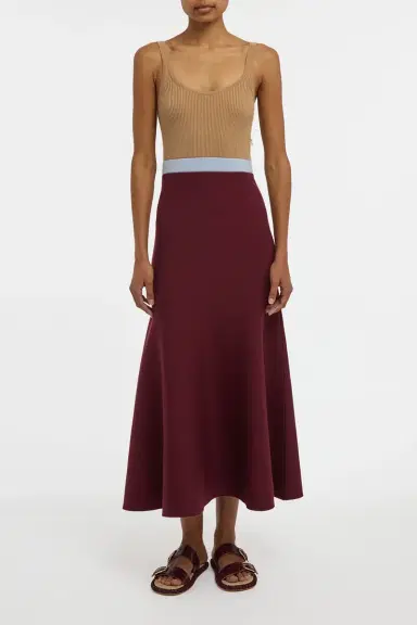 Gabriela Hearst Flaminius Knit Dress in Bordeaux Multi Merino Wool | Thumbnail 3 Gabriela Hearst Flaminius Knit Dress in Bordeaux Multi Merino Wool | Thumbnail 3