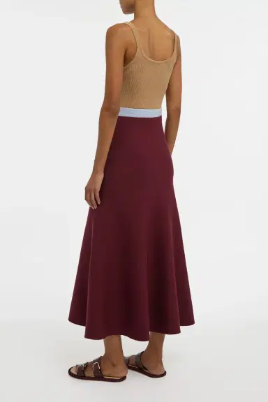 Gabriela Hearst Flaminius Knit Dress in Bordeaux Multi Merino Wool | Thumbnail 5 Gabriela Hearst Flaminius Knit Dress in Bordeaux Multi Merino Wool | Thumbnail 5