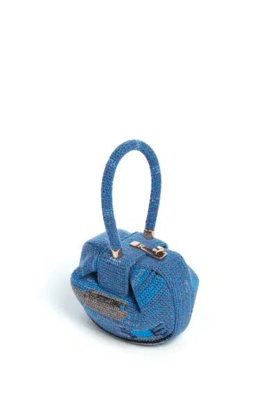 Gabriela Hearst Demi Bag in Water Multi Crochet Cashmere | Thumbnail 3 Gabriela Hearst Demi Bag in Water Multi Crochet Cashmere | Thumbnail 3