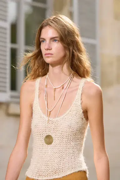 Gabriela Hearst Nur Knit Tank Top in Off White Silk Cashmere | Thumbnail 3 Gabriela Hearst Nur Knit Tank Top in Off White Silk Cashmere | Thumbnail 3