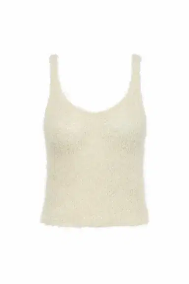 Gabriela Hearst Nur Knit Tank Top in Off White Silk Cashmere | Thumbnail 1 Gabriela Hearst Nur Knit Tank Top in Off White Silk Cashmere | Thumbnail 1