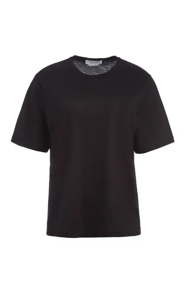 GABRIELA HEARST Kirby T-Shirt in Black Cashmere