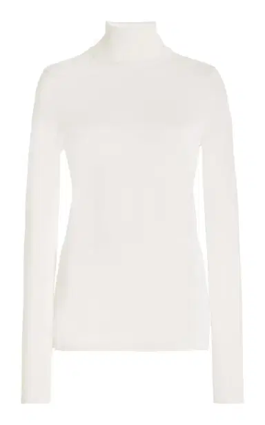 Gabriela Hearst Costa Knit Turtleneck in Cashmere Silk | Thumbnail 1