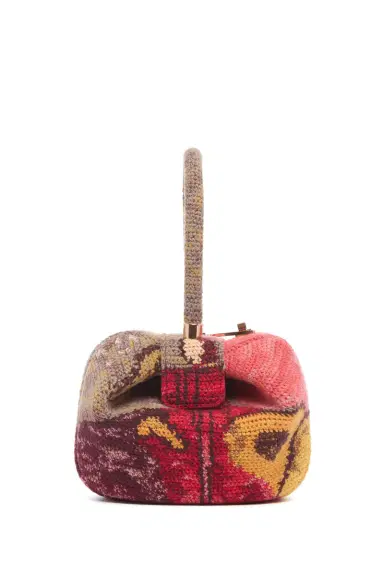 Gabriela Hearst Nina Bag in Fire Multi Crochet Cashmere | Thumbnail 3
