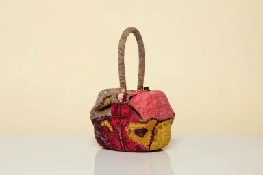 Gabriela Hearst Nina Bag in Fire Multi Crochet Cashmere | Thumbnail 8