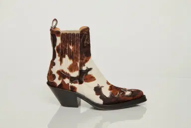 Gabriela Hearst Cassidy Cowboy Ankle Boot in Cognac Multi Pony Hair | Thumbnail 6 Gabriela Hearst Cassidy Cowboy Ankle Boot in Cognac Multi Pony Hair | Thumbnail 6