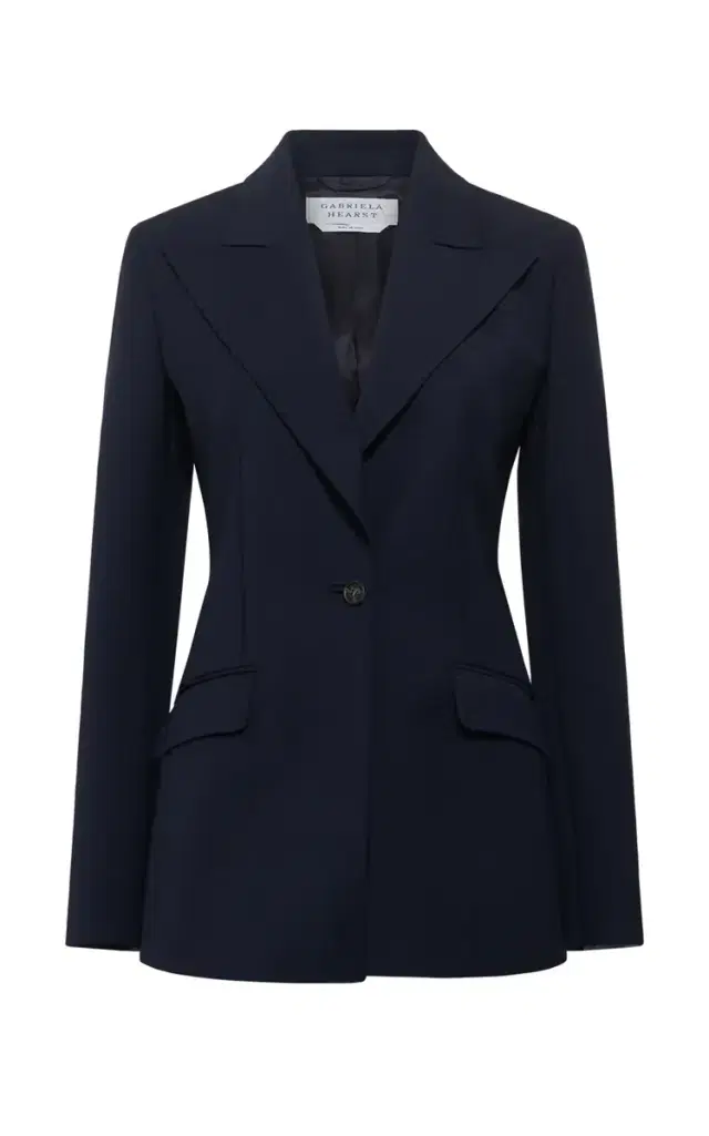 Gabriela Hearst Leiva Blazer in Dark Navy Sportswear Wool