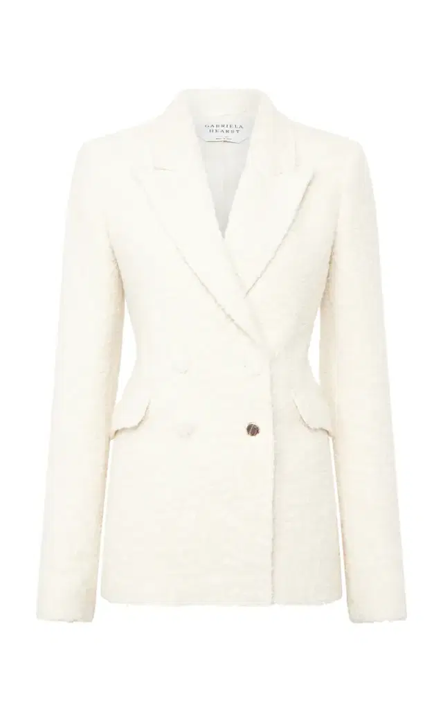 Gabriela Hearst Stephanie Blazer in  Recycled Cashmere Boucle