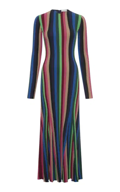 Gabriela Hearst Affinity Knit Maxi Dress in Multi Cashmere Silk | Thumbnail 1 Gabriela Hearst Affinity Knit Maxi Dress in Multi Cashmere Silk | Thumbnail 1