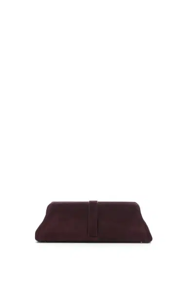 Gabriela Hearst Paola Clutch in Bordeaux Suede | Thumbnail 5 Gabriela Hearst Paola Clutch in Bordeaux Suede | Thumbnail 5