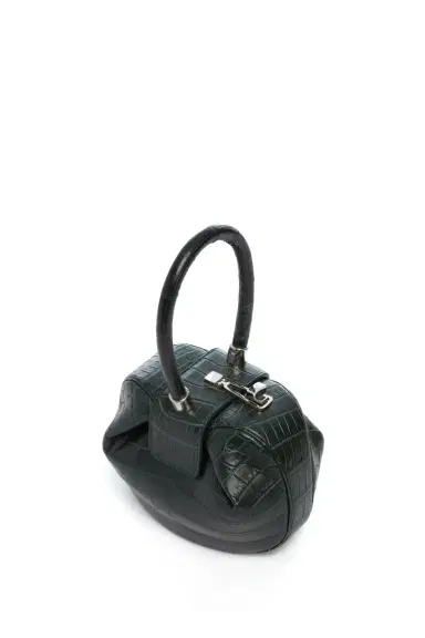 Gabriela Hearst Demi Bag in Green Crocodile Leather | Thumbnail 3