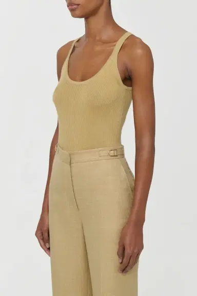 Gabriela Hearst Cinxia Knit Tank Top in Hay Cashmere Silk | Thumbnail 3 Gabriela Hearst Cinxia Knit Tank Top in Hay Cashmere Silk | Thumbnail 3