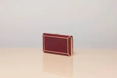 Gabriela Hearst Callas Clutch in Bordeaux Snakeskin & Nappa Leather | Thumbnail 4 Gabriela Hearst Callas Clutch in Bordeaux Snakeskin & Nappa Leather | Thumbnail 4