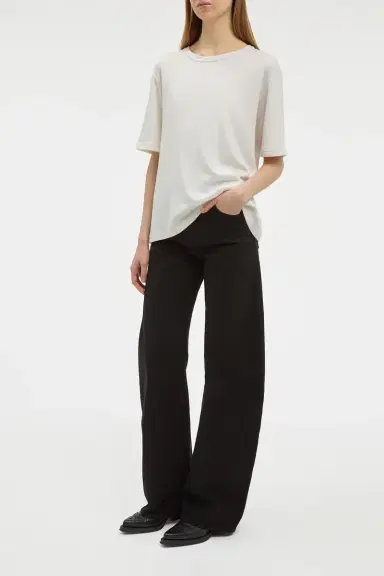 Gabriela Hearst Kirby T-Shirt in Cashmere Jersey | Thumbnail 3