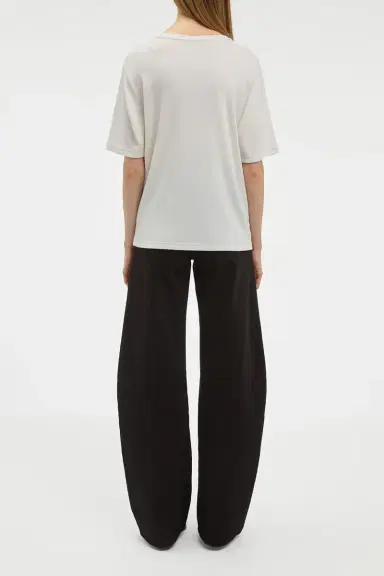Gabriela Hearst Kirby T-Shirt in Cashmere Jersey | Thumbnail 4