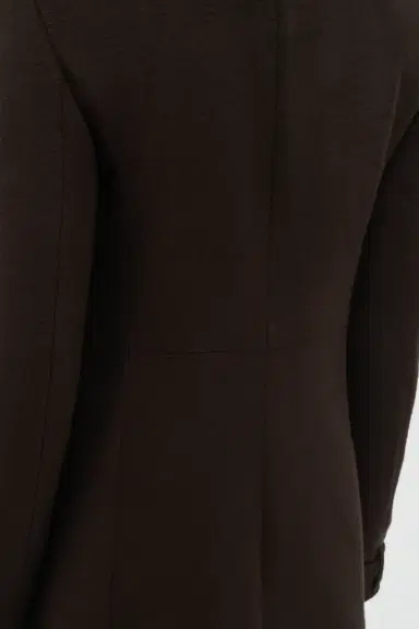 Gabriela Hearst Houstt Trench Coat in Chocolate Winter Silk | Thumbnail 7