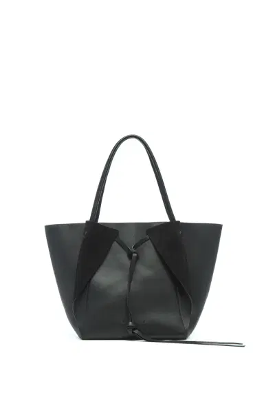 Gabriela Hearst Marija Tote Bag in Black Nappa Leather | Thumbnail 1 Gabriela Hearst Marija Tote Bag in Black Nappa Leather | Thumbnail 1