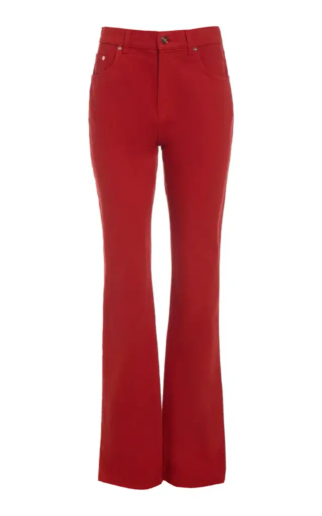 GABRIELA HEARST Rey Straight-leg Jean in Antelope Orange Recycled Cotton Denim