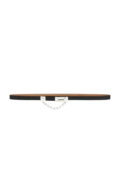 Gabriela Hearst Lock Belt in Black Leather | Thumbnail 1 Gabriela Hearst Lock Belt in Black Leather | Thumbnail 1