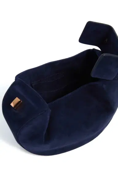 Gabriela Hearst Demi Bag in Navy Suede | Thumbnail 4 Gabriela Hearst Demi Bag in Navy Suede | Thumbnail 4