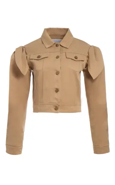 Gabriela Hearst Briella Jacket in Camel Sea Island Cotton Twill | Thumbnail 1 Gabriela Hearst Briella Jacket in Camel Sea Island Cotton Twill | Thumbnail 1