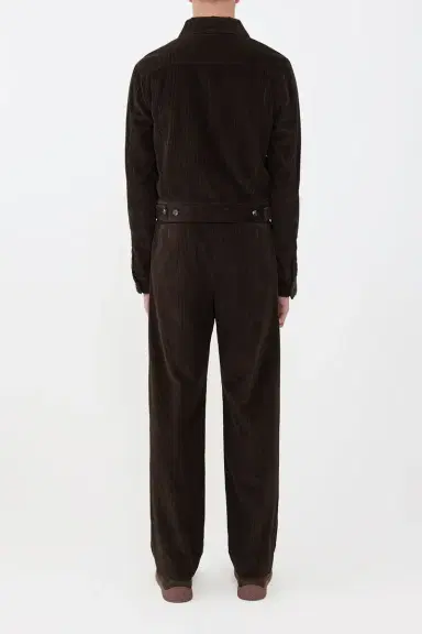 Gabriela Hearst Harold Trouser in Chocolate Fine Cashmere Corduroy | Thumbnail 5 Gabriela Hearst Harold Trouser in Chocolate Fine Cashmere Corduroy | Thumbnail 5