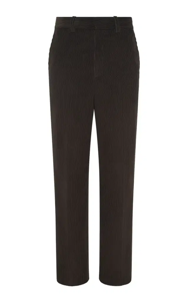 GABRIELA HEARST Harold Trouser in Chocolate Fine Cashmere Corduroy