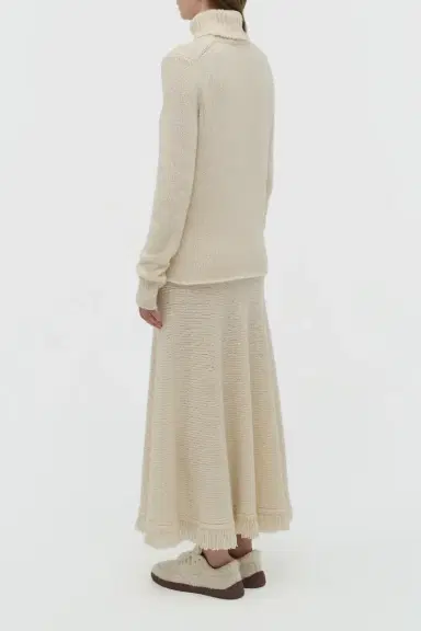 Gabriela Hearst Nelle Knit Turtleneck in Cashmere | Thumbnail 4